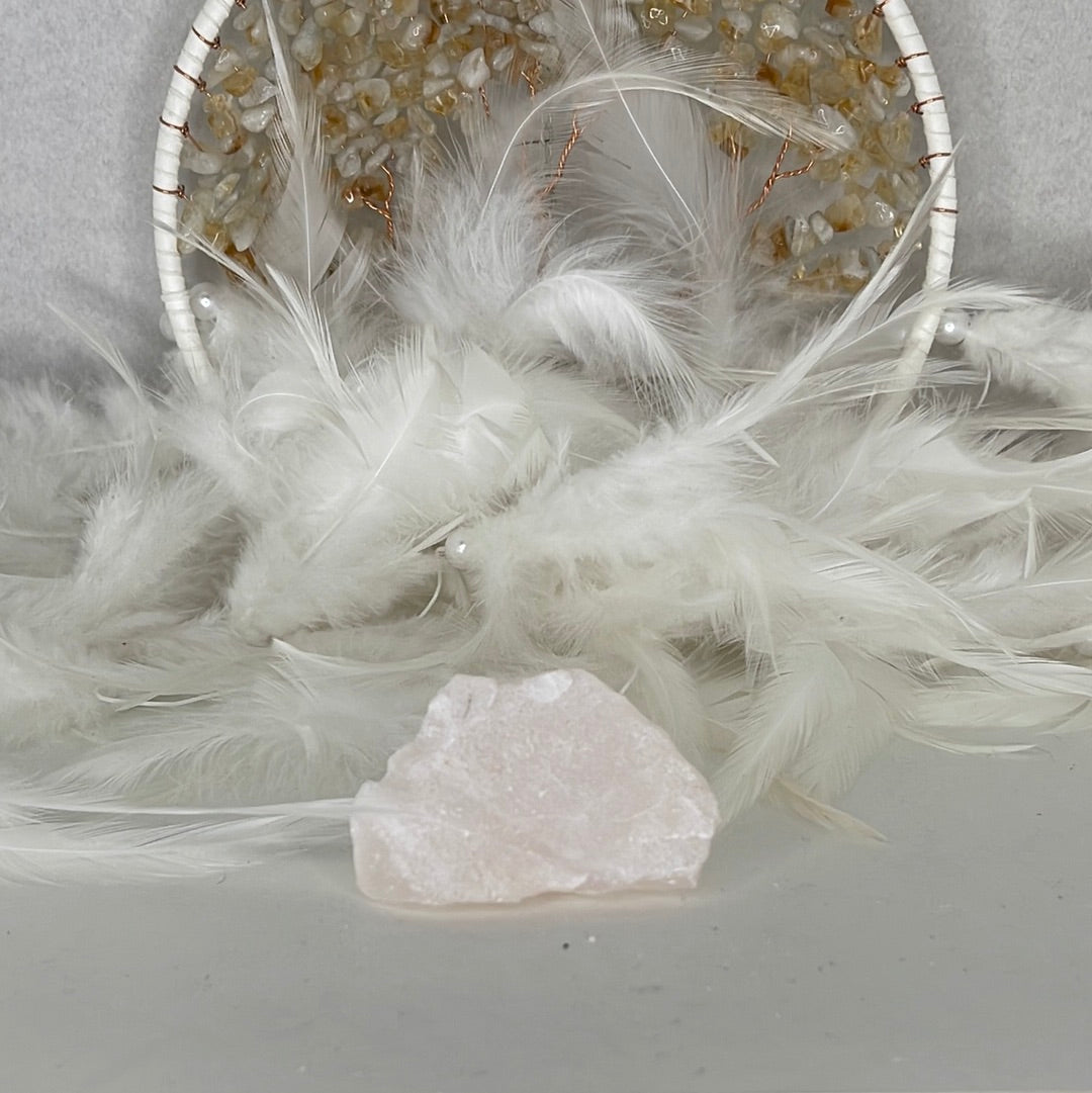 Rose quartz raw